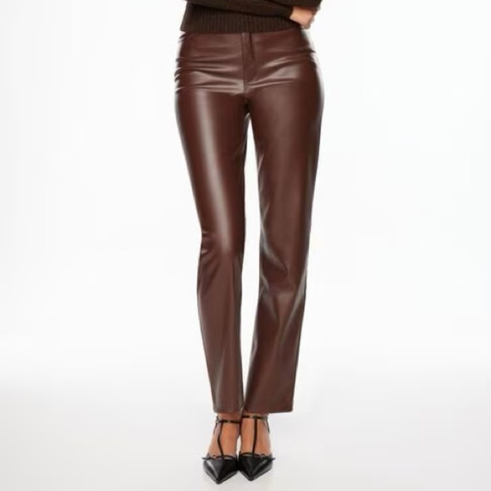 Dynamite Brown Straight Leg Pants